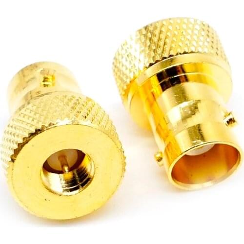 BNC Female To SMA Male Connector Antenna Adapter for Vertex Icom Kenwood Golden