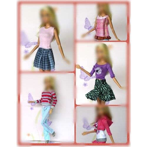 30cm Doll Dress Fashion Clothes suit for licca For Barbie Doll for blythe Accessories Baby Toys Best Girl' Gift 15 wave