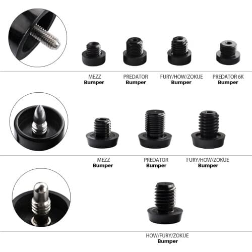 Billiard Rubber Bumper Cue Block Butt Connected Extension Multifunction Billiard Accessories For MEZZ PREDATOR FURY HOW KONLLEN