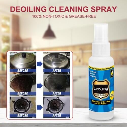 Grease Police Magic Degreaser Cleaner Spray Kitchen Home Degreaser Dilute Dirt Oil Cleaner Household Cleaning enjoyable