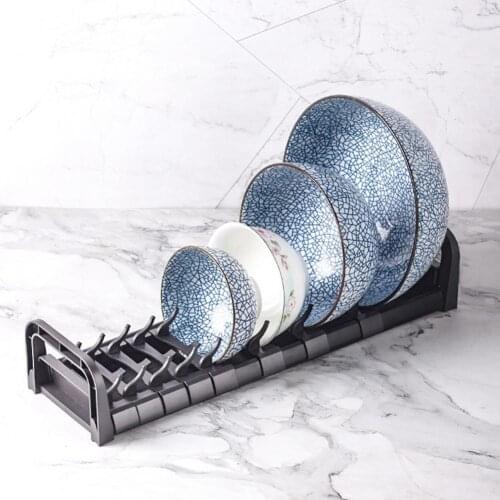 Cabinet Dish Drying Rack Premium Aluminum Alloy Plate Drainer Stand Storage Holder Organizer For Keep Kitchen Organized