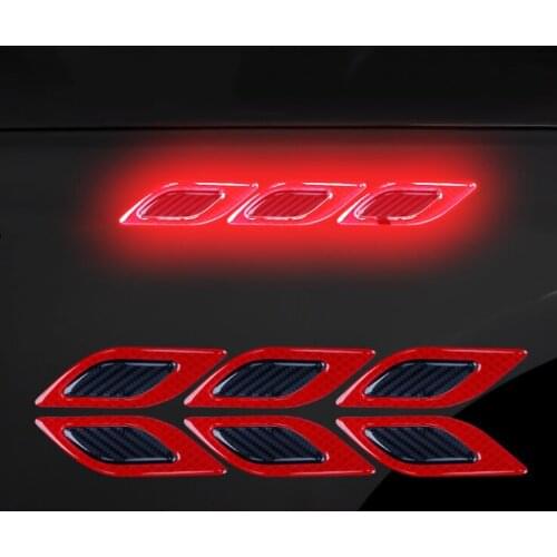 Car Reflective Safety Warning Sticker Car Accessories for KIA rio ceed sportage sorento k2 k3 k4 k5 k6 Cerato Picanto