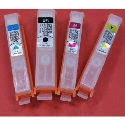YOTAT 1set CISS ink cartridge for Hp 364 564 178 655 685 670 920 934