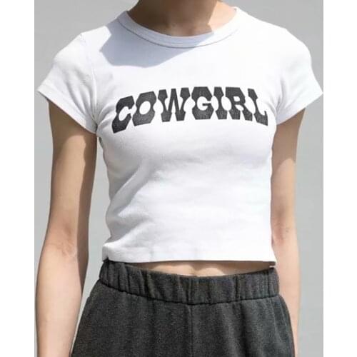 ZXQJ Vintage Girls Slim Bomb Tshirts 2021 Summer Sexy Ladies Cotton Tees Casual Female Chic Tops Women Cute