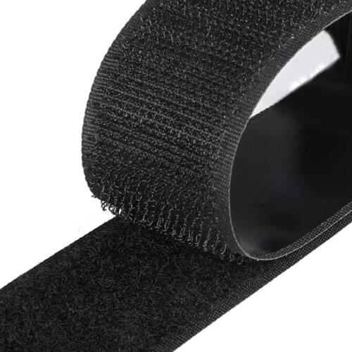 1m/5m/Pairs Strong Self Adhesive Hook Loop Fastener Tape nylon Sticker Magic Klitband Patch Velcros Adhesive with Glue for DIY