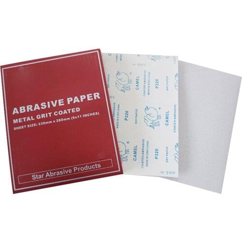 100sheets 400/600 Grit White Paper Sandpaper For Mahogany Solid Wood Furniture Metal Polishing And Sanding Abrasive Paper