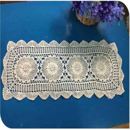 2014 zakka new fashion lace table runner for coffee table table cloth with flowers plate placemat for home deocration pad mat