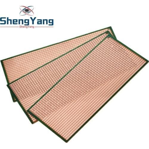 5PCS 1pcs DIY Green 6.5*14.5CM Prototype Paper PCB Universal Experiment Matrix Circuit Board 6.5x14.5CM