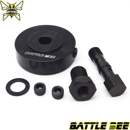 BATTLE BEE VAG MK5 EA113 Sandwich Oil-Filter Adapter Oil temp oil pressure gauge sensor Plate for Volkswagen