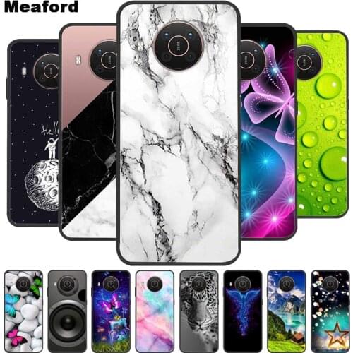 For Nokia X20 X10 Case Marble Soft Silicone Back Case for Nokia C10 C20 Phone Cover for NokiaX10 NokiaX20 2021 Coque Funda Bag