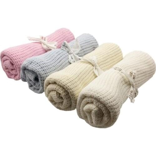 Baby Blanket & Swaddling Newborn Soft Fleece Blanket Winter Solid Bedding Set Cotton Quilt Infant Bedding Swaddle Wrap
