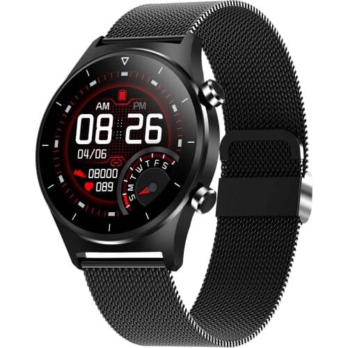 Diliberto E13 Fashion Heart Rate Blood Pressure Monitor Smartwatch Music Control Weather Push Multiple Sports Smart Watch Clock