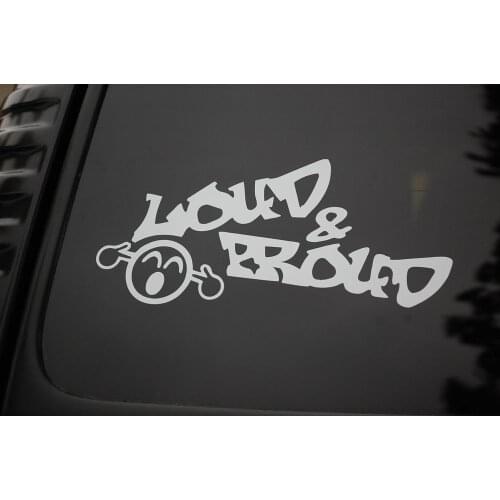For Loud And Proud Vinyl Sticker Decal (V71) JDM Honda 420 Illest Car Truck Haters Styling