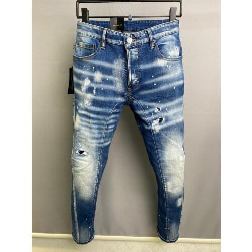 DSQICOND2 Men's Biker Jeans