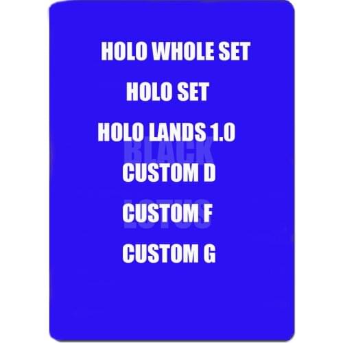 HOLO WHOLE SET Cards Black Core Proxy King Game Cards Premade Set BL TOP Quality Custom Playing Cards Board Games Poker