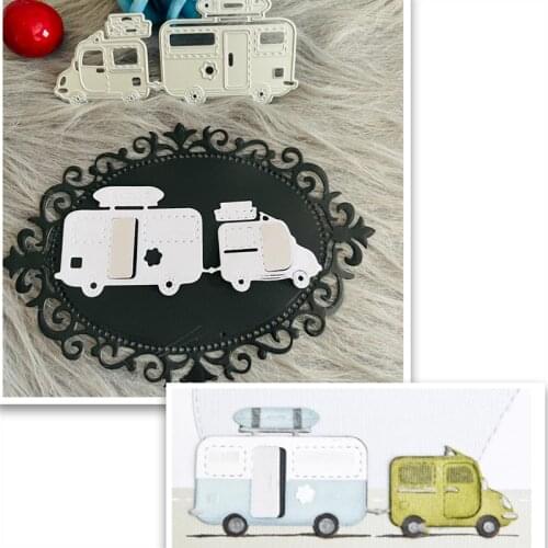 Camper Buggy car Metal Cutting Dies DIY Scrapbook Paper Cards Embossing Craft Die Cut handmade craft