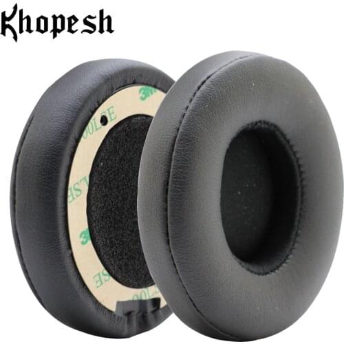 Khopesh Headphone Replacement Ear Pads For Solo 2 Wireless Earpads Cushion For Beats Solo3 Wireless Headphone Earpad Cover
