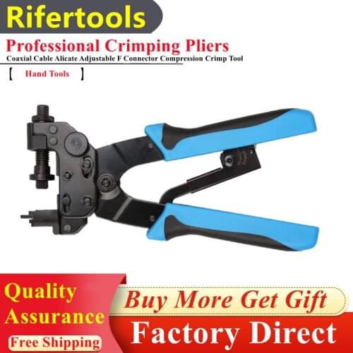 Coaxial Cable Alicate Adjustable F Connector Compression Crimp Tool Professional Crimping Pliers For RCA BNC RG59 4C RG6 Cable