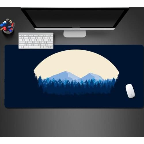 Super Abstract Landscape Mouse Pad Unique Creative Cool Non-Slip Natural Rubber Hot Game Pad Fashion Personality Table Mat