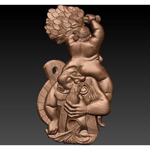Creative relief digital file in STL format 3d Model for CNC Router 3D Printer Artcam Aspire Bas Relief