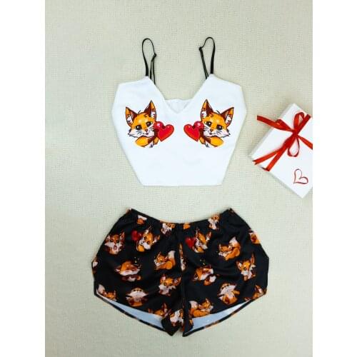 Женские пижамы с шортами Крутой Подарок China At AliExpress