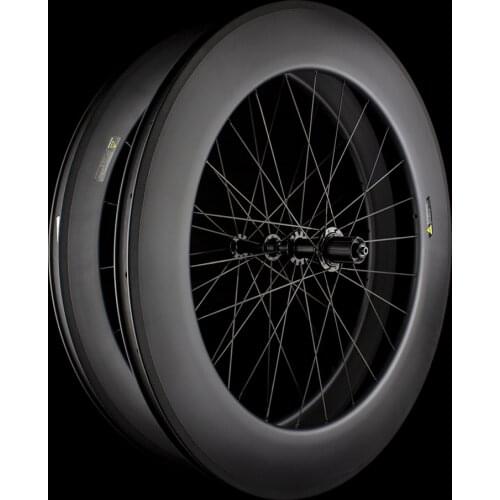 Road Bike Racing Hot Aerodynamic Time Trial/Triathlon Wheelset 60+88mm Full Carbon Clincher 700c Road TT Bike Free Shipping