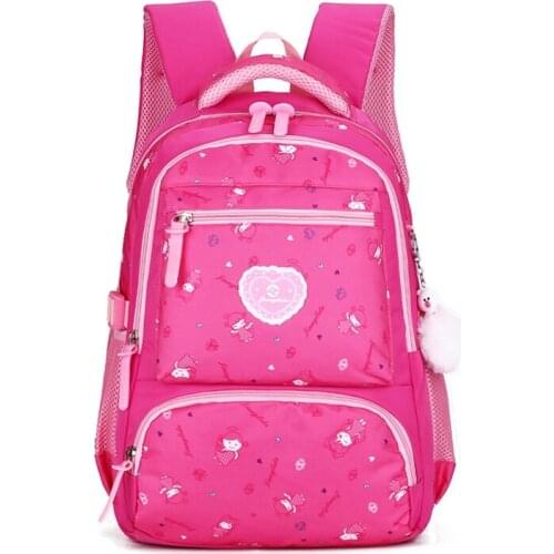 Cartoon Lovely Princess Schoolbags for Girls Children Backpack Ligheweight School Book Bags mochila masculina Printing Backpack