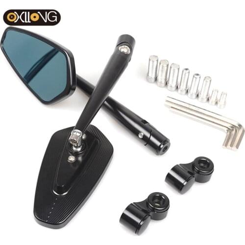 Moto Rearview Scooter Mirrors Motorbike Side Mirror Motorcycle Handlebar Rearview Mirror FOR YAMAHA XT600 TMAX 500/530 WR125X/R