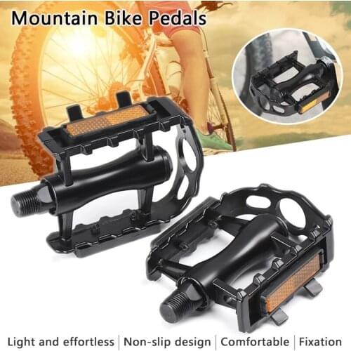 Mountain Non-Slip Bike Pedals Platform Bicycle Flat Alloy Pedals Bearings for Road MTB Bikes