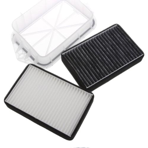 New 1Set 2 Hole Cabin Filter For Vw Sagitar Passat Magotan Tiguan Touran Audi Buy1+1Free