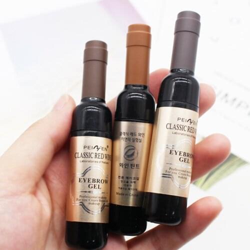 Peel Off Eyebrow Tattoo Gel Black Coffee Gray Red Wine Tattoo Brow Gel Tint Waterproof Peel Off Eye Brow Tattoo Dye Eyebrow