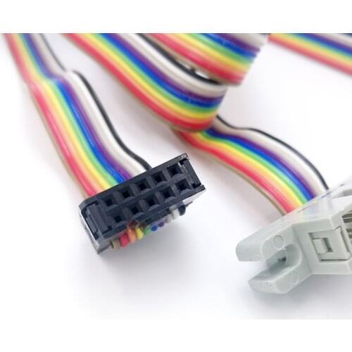 PLC connector extention cable line 10pin Female male 0.5m 1m 2m Frequency converter panel extention line