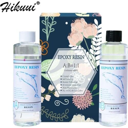 Clear Epoxy Resin 1:1 AB Crystal Glue Resin Jewelry Making Resin High Transparent Glue For DIY Jewelry Making