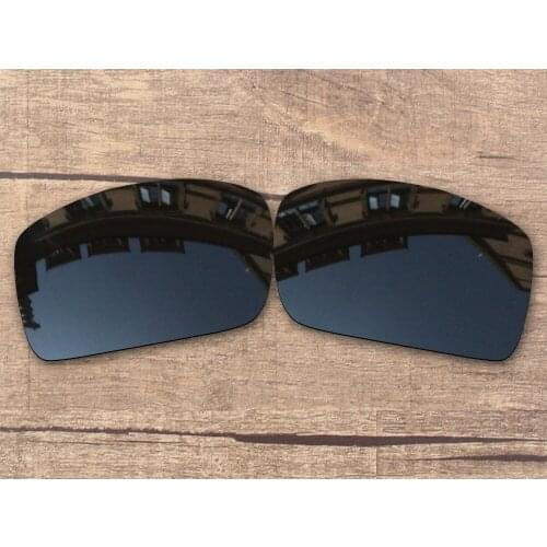 Vonxyz Stealth Black Polycarbonate Replacement Lenses for-Oakley Oil Drum Frame