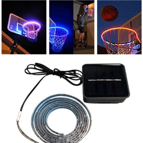 Hoop Light LED Lit Basketball Rim Attachment Help Shoot Hoop At Night Lamp 150CM