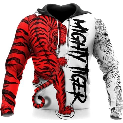 Night Tiger 3D printed Hoodies Sweatshirt zipper hoodies women For men Pullover Cosplay Costumes