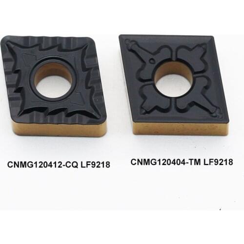 CNMG120404 TM LF9218 CNMG120412 CQ Carbide Inserts Hard Alloy Lathe Turning Tool Cutter for Steel