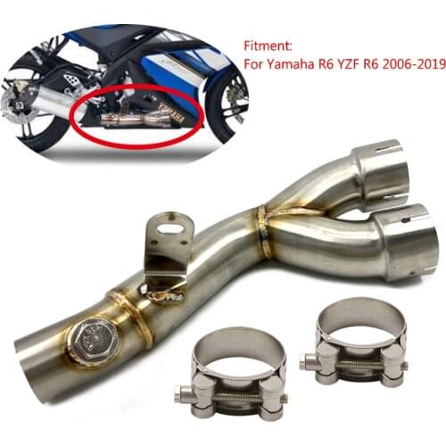 For Yamaha R6 YZF R6 Motorcycle Link Original Exhaust Muffler Pipe Silencer System 2006 2007 2008 2009 2010 2011 2012 2013-2019