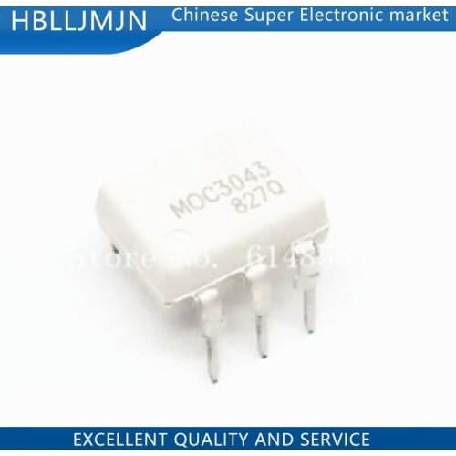 10PCS MOC3043 DIP6 DIP