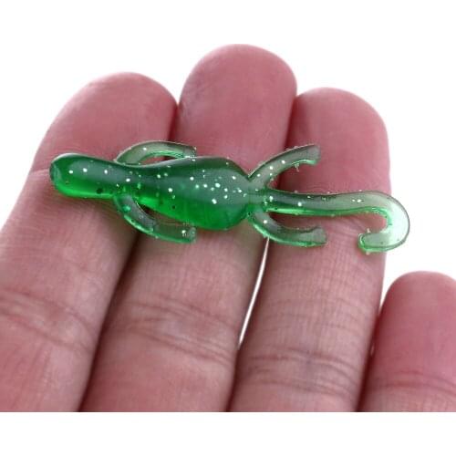 10Pcs Super Soft Fish Bait 5cm 1g Artificial Lizard Soft Fishing Lures Gecko Bait Swimbait Topwater Lure