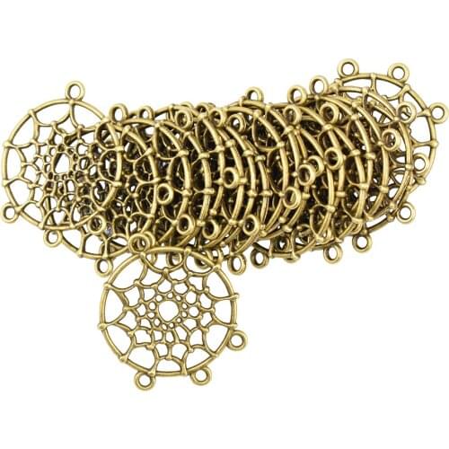 20pcs Dreamcatcher Charms Sweater Chain Bracelet Necklace Jewelry Findings