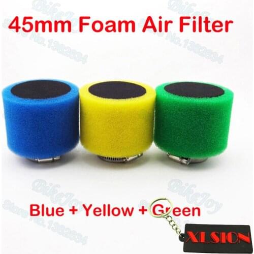 3pcs/pack 45mm Foam Air Filter For ATV Quad Pit Dirt Bike Go Kart Scooter Motorcycle