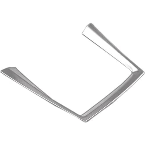 BBQ@FUKA Interior Auto Water Cup Holder Decoration Cover Trim For BMW X5 E70 2007-2013 Stainless Steel Car-Styling Accessories