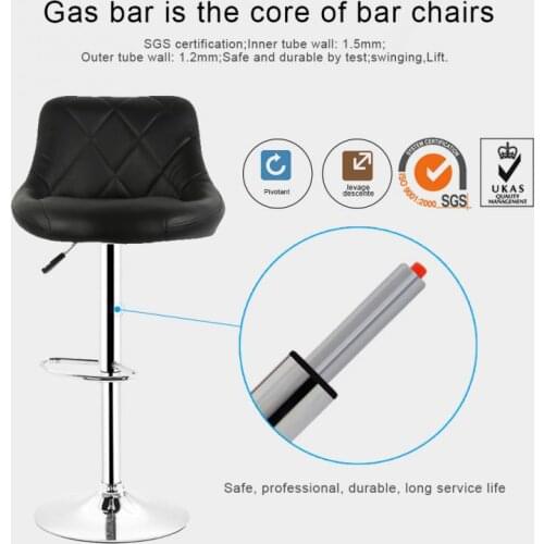 2PCS/set Bar Chair Modern Stylish Bar Stool Lifting Rotating High Pedal Dining Chair Leisure Coffee Chairs Bar Furniture HWC