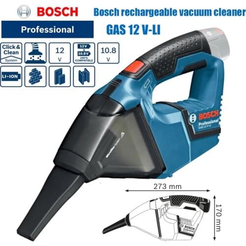 BOSCH GAS12V-Li Rechargeable Vacuum Cleaner Household Car Vacuum Cleaner,Small Handheld Cordless Car Professional Vacuum Cleaner