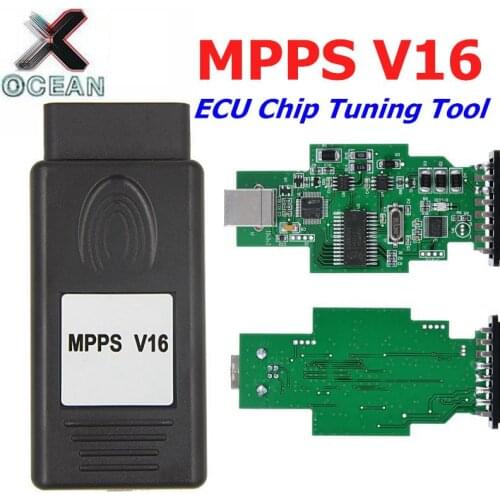 OBD2 MPPS V16 ECU Chip Tuning MPPS V16 For EDC15 EDC16 CHECKSUM Excellent MPPS v16 support multi-language Free Shipping