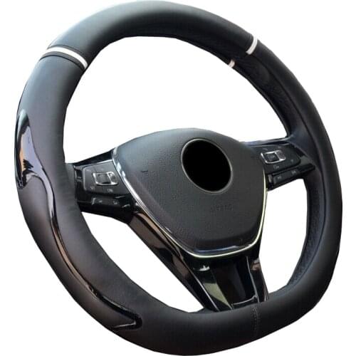 D Shape Car Steering Wheel Cover Wrap For Nissan MAXIMA 2016-2022 Leaf 2018 2019 2020 2021 2022 D Type Non-slip Funda Volante