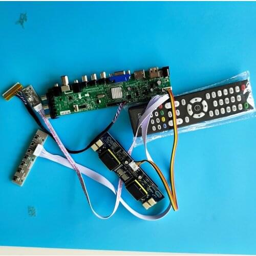 Kit for M170E5-L02/M170E5-L03 HDMI VGA Controller Digital LCD Panel board AV TV 1280X1024 30pin 4 CCFL USB remote DVB-T 17"