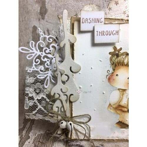 Mmao Crafts Metal Steel Cutting Dies New Christmas tree decoration Stencil For DIY Scrapbooking Paper/photo Cards Embossing Dies
