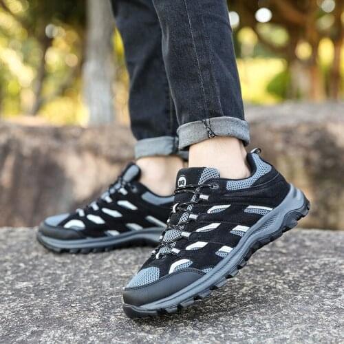 Large size mountaineering cycling leisure sports mens shoes fashion hiking leisure shoes sports leisure cross-country shoes